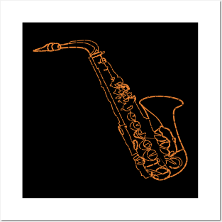 saxophone Posters and Art